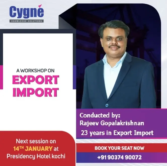 Export Import Workshop at Kochi - 14/01/2024