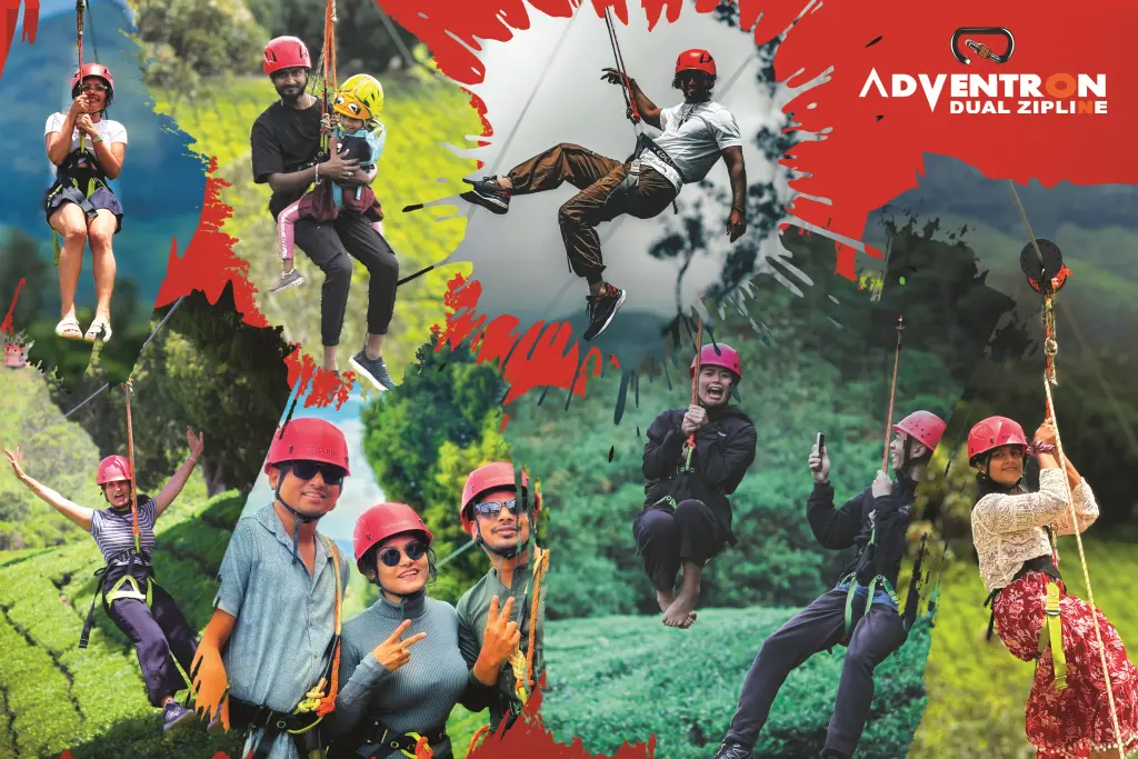 ADVENTRON DUAL ZIPLINE – Zipline for All Age Groups! FAMILY ZIPLINE