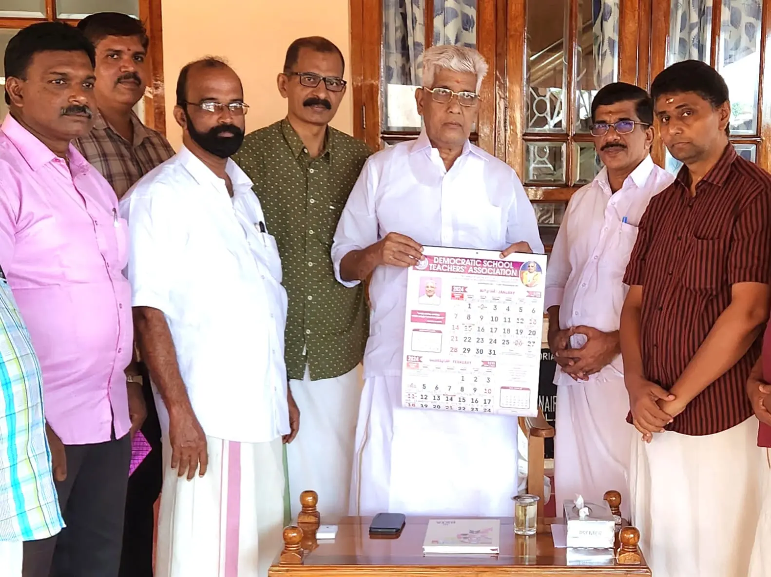 DSTA 2024 കലണ്ടർ പ്രകാശനം NSS ജനറൽ സെക്രട്ടറി ശ്രീ ജി .സുകുമാരൻ നായർ നിർവഹിച്ചു 