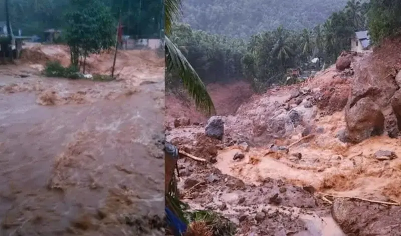 പാലക്കാട് ആലത്തൂരും കോഴിക്കോട് വിലങ്ങാടും ഉരുള്‍പൊട്ടല്‍ ; നിരവധി വീടുകള്‍ തകര്‍ന്നു ; ഒരാളെ കാണാതായതായും റിപ്പോര്‍ട്ട്