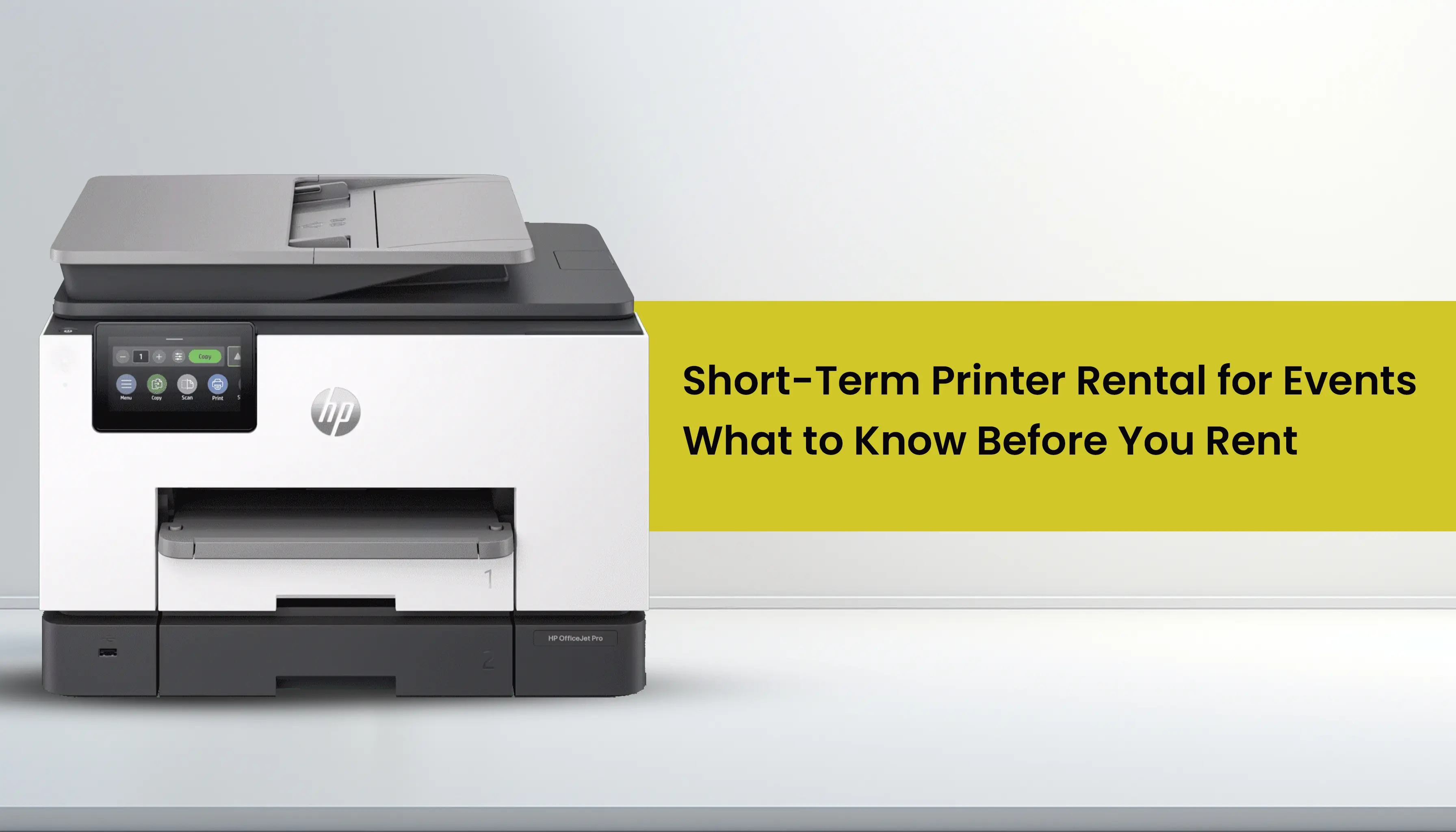 Short-Term Printer Rental for Events: What to Know Before You Rent 