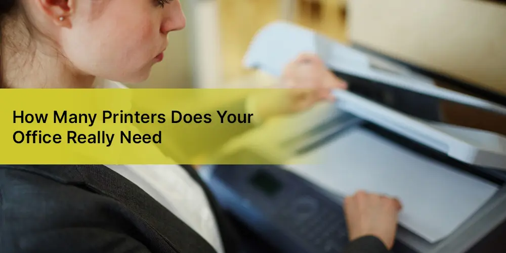 How Many Printers/Multifunction Copiers Does Your Dubai Office Really Need? A Simple Formula