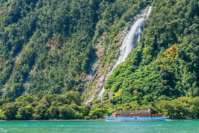 Waterfalls Milford Sound
