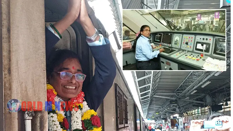ഏഷ്യയിലെ ആദ്യ വനിതാ ലോക്കോ പൈലറ്റായി ചരിത്രം തിരുത്തിക്കുറിച്ച സുരേഖ യാദവ് വിരമിച്ചു 