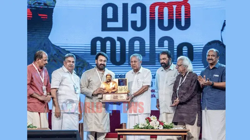 "മോഹന്‍ലാലിന് ലഭിച്ചത്  മലയാള സിനിമയ്ക്കുള്ള അംഗീകാരം , നേട്ടത്തിൽ  ഓരോ മലയാളിക്കും അഭിമാനിക്കാം " : മുഖ്യമന്ത്രി പിണറായി വിജയൻ 