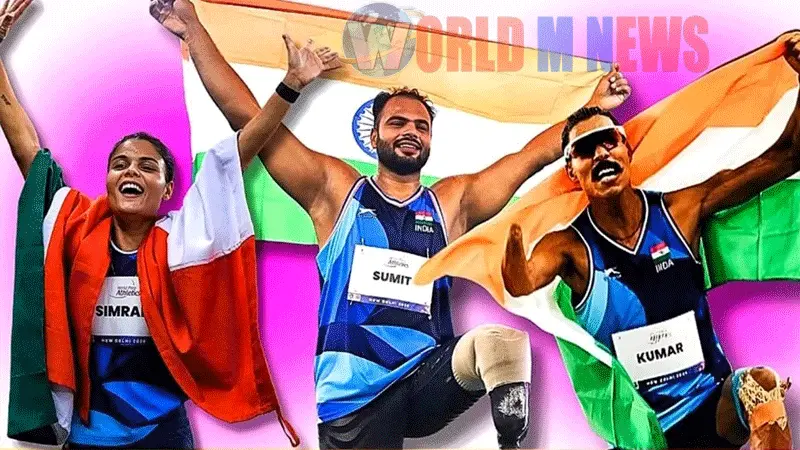 ലോക പാരാ അത്ലറ്റിക്സ് ചാമ്പ്യന്ഷിപ്പ്: പത്താം സ്ഥാനത്ത് ഇന്ത്യ