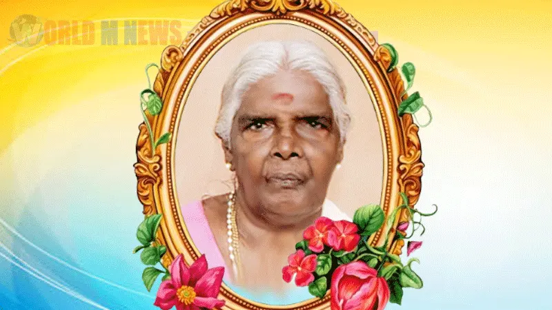 വി.സുരേന്ദ്ര ബാബുവിൻ്റെ മാതാവ് കെ. കുമുദിനിയമ്മ നിര്യാതയായി