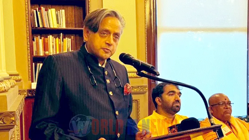 മോദിയുടെ 'സബ്കാ സാഥ് സബ്കാ വികാസ് 'എന്ന ആശയത്തിൽ വിശ്വസിക്കണമെന്ന് ശശിതരൂർ
