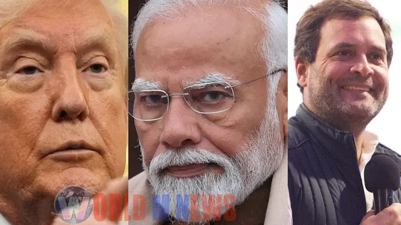 "ഇന്ത്യ റഷ്യൻ എണ്ണ വാങ്ങില്ല, മോദി ഉറപ്പുനൽകി" ; ട്രംപ് / "മോദി ട്രംപിനെ ഭയക്കുന്നു ": രാഹുൽ