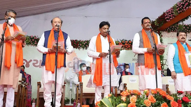 Gujarat Cabinet: 25 ministers inducted to Bhupendra Patel