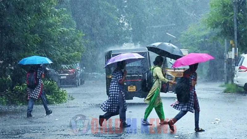 മഴ മുന്നറിയിപ്പില് വീണ്ടും മാറ്റം:അടുത്ത5ദിവസം കേരളത്തിൽ ശക്തമായ മഴ തുടരും