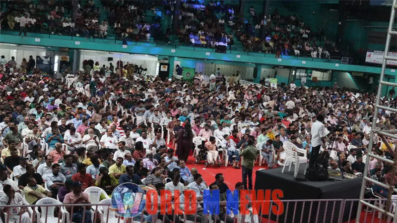 ‘ലിറ്റ്മസ് 25’ എറണാകുളം കടവന്ത്ര രാജീവ് ഗാന്ധി ഇന്ഡോര് സ്റ്റേഡിയത്തില്: പങ്കെടുക്കാനെത്തിയത് ആയിരങ്ങൾ