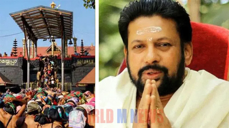 ‘കൊടിമരത്തിലെ വാജി വാഹനം തിരികെ വാങ്ങണമെന്നാവശ്യപ്പെട്ട് കണ്ഠരര് രാജീവര്ശബരിമല എക്സിക്യൂട്ടീവ് ഓഫീസര്ക്ക് കത്ത് നല്കി