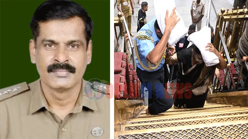 "രാഷ്ട്രപതിക്ക് വേണ്ടി ശബരിമലയില് ആചാര ലംഘനം നടത്തി", DYSPയുടെ വാട്സാപ്പ് സ്റ്റാറ്റസ്