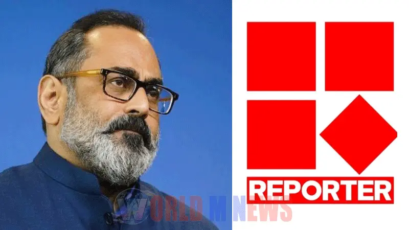 റിപ്പോർട്ടർ ടിവിക്കെതിരെ 100 കോടി രൂപയുടെ മാനനഷ്ടക്കേസ് നൽകി രാജീവ് ചന്ദ്രശേഖർ