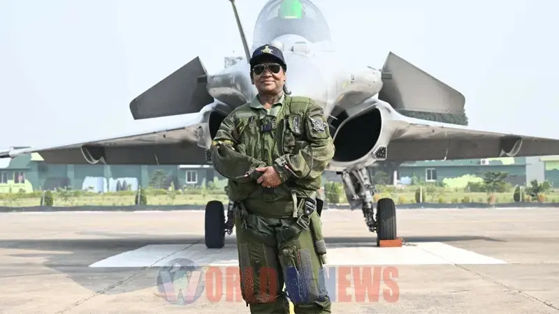 ദ്രൗപതി മുർമു: ഇന്ത്യൻ വ്യോമസേനയുടെ  ആധുനിക യുദ്ധ വിമാനത്തിൽ പറക്കുന്ന ആദ്യത്തെ രാഷ്ട്രപതി 