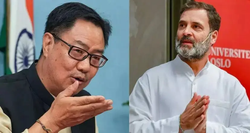 "രാഹുല്‍ ഗാന്ധിക്ക് ജനങ്ങളിലേക്ക് ഇറങ്ങാനും കഠിനാധ്വാനം ചെയ്യാനുമുള്ള മടി": കേന്ദ്രനിയമ മന്ത്രി 