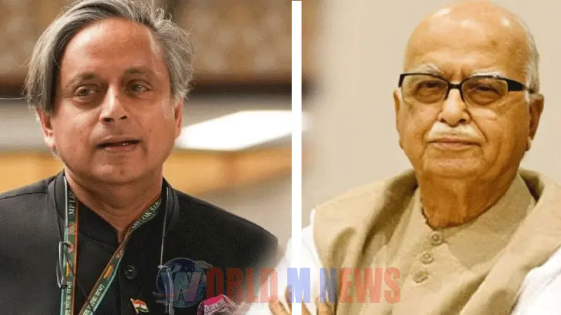 Shashi Tharoor's birthday wishes and praise for LK Advani's "life of service" sparked backlash online