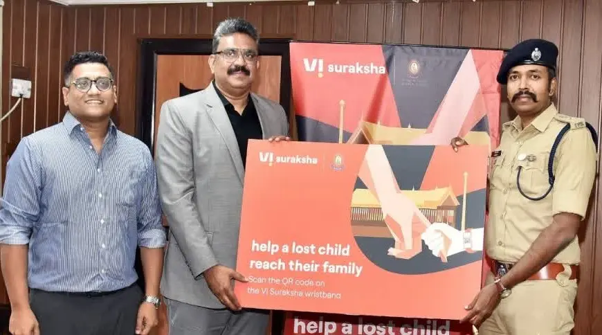 സന്നിധാനത്ത് കുട്ടിസ്വാമിമാരുടെ സുരക്ഷയ്ക്കായി പൊലീസിന്റെ വി സുരക്ഷാ റിസ്റ്റ് ബാന്ഡുകള്