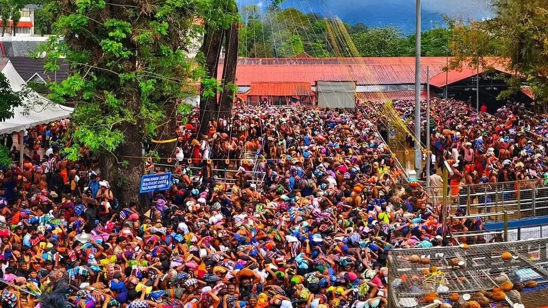 ശബരിമലഅയ്യപ്പ സന്നിധിയിൽ ഇന്ന് പന്ത്രണ്ട് വിളക്ക് നടക്കും