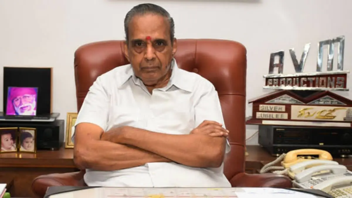 എ.വി.എം. പ്രൊഡക്ഷന്സിന്റെ ഉടമ ശരവണന് അന്തരിച്ചു.