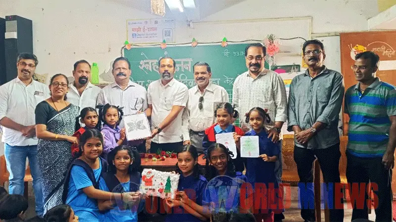 KCAഡോമ്പിവിലി യൂണിറ്റ്, സ്കൂളുകളിൽ ക്രിസ്തുമസ് കേക്ക് വിതരണം നടത്തി.