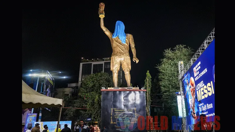 ഇന്ത്യൻ മണ്ണിൽ കാലുകുത്തി ഫുട്ബോൾ 'മിശിഹ'; ഹർഷാരവത്തോടെ കൊൽക്കത്ത