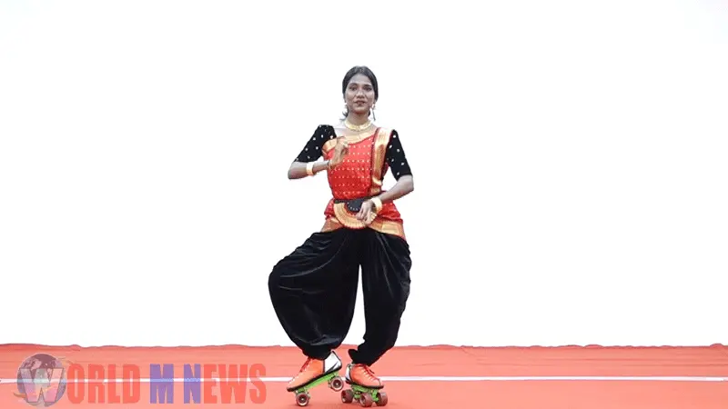 സ്കേറ്റിങ്  ഷൂവണിഞ്ഞ് നാല് മണിക്കൂര്‍ ഭരതനാട്യം :രണ്ടാം വര്‍ഷ ബിരുദ വിദ്യാര്‍ത്ഥിനിക്ക്  ലോകറെക്കോര്‍ഡ് 