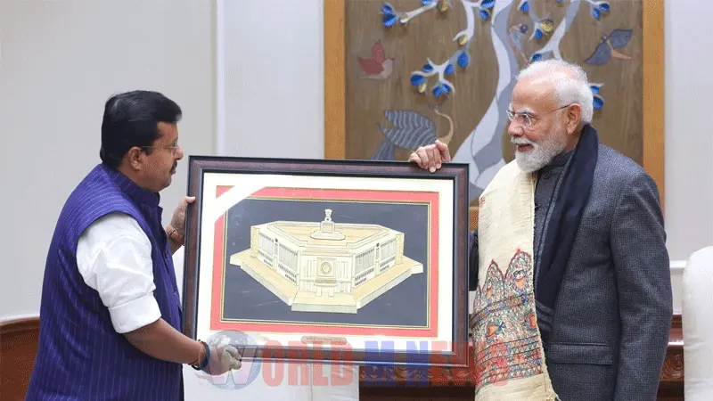 ബിജെപി വർക്കിങ് പ്രസിഡൻ്റ് നിതിൻ നബിനുമായി കൂടിക്കാഴ്ച നടത്തി പ്രധാനമന്ത്രി നരേന്ദ്ര മോദി