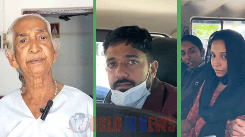 വയോധികയെ കെട്ടിയിട്ട് സ്വര്ണ്ണവും പണവും അപഹരിച്ച സംഭവത്തില് കൊച്ചുമകനും കാമുകിയും പിടിയില്