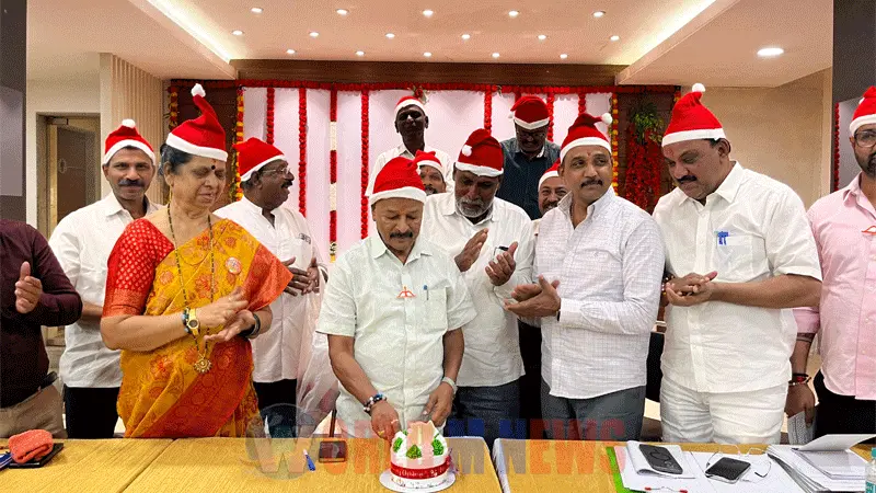 പോളിജേക്കബിൻ്റെ നേതൃത്വത്തിൽ ശിവസേന ക്രിസ്മസ് ആഘോഷിച്ചു