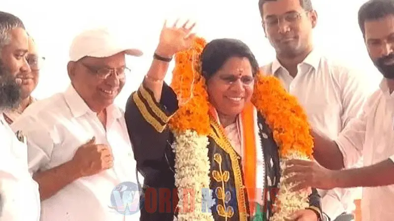 കണ്ണൂര് മേയറായി ടി ഇന്ദിര അധികാരമേറ്റു