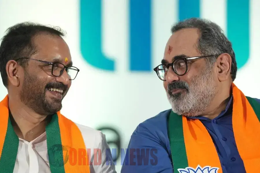 'ശബരിമല കൊള്ളയ്ക്ക് പിന്നിൽ സിപിഎം-കോൺഗ്രസ് കുറുവ സംഘം'; രാജീവ് ചന്ദ്രശേഖർ