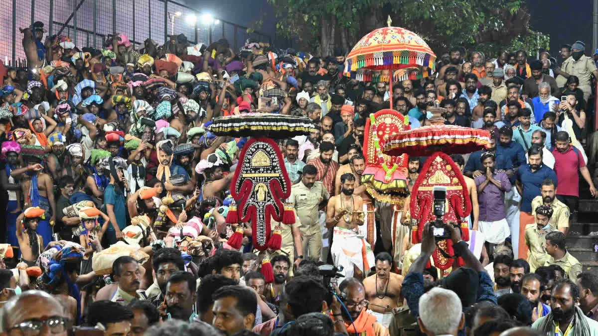 മണ്ഡല-മകരവിളക്ക് തീര്ഥാടനത്തിന് സമാപനം; ശബരിമല ക്ഷേത്രനട നാളെ അടയ്ക്കും,
