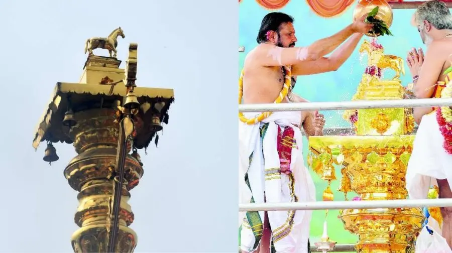 ശബരിമല: കൊടിമരത്തിലെ അഷ്ടദിക് പാലകൻമാരെ കണ്ടെത്തി