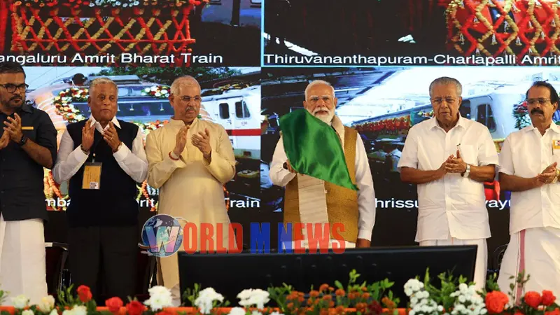കേരളത്തിന് 3 അമൃത് ഭാരത് എക്സ്പ്രസുകൾ; ഫ്ലാഗ് ഓഫ് ചെയ്ത് പ്രധാനമന്ത്രി