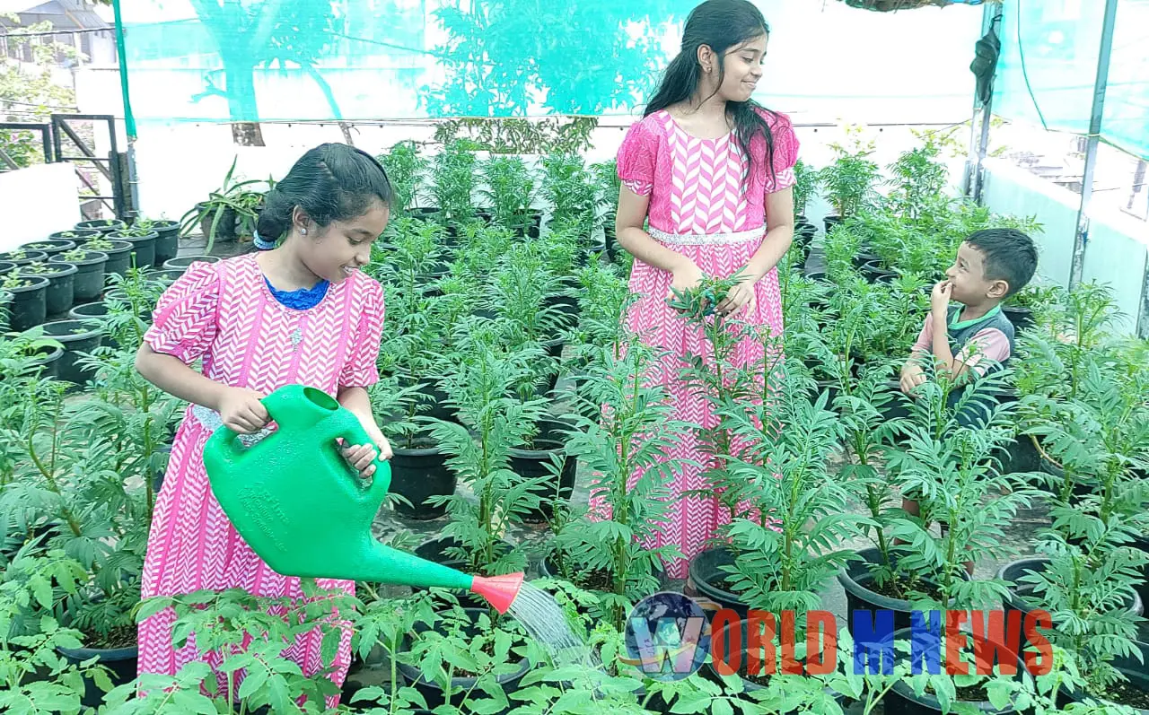 കേരളത്തിലെ കുട്ടി കർഷകരായ സഹോദരിമാർക്ക് മുംബൈയിൽ സ്വീകരണം