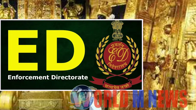 ശബരിമല സ്വർണക്കൊള്ള: മുൻ ദേവസ്വം സെക്രട്ടറി എസ്. ജയശ്രീ, ഇടനിലക്കാരൻ കൽപേഷ് എന്നിവർക്ക് ഇ.ഡി നോട്ടീസ്