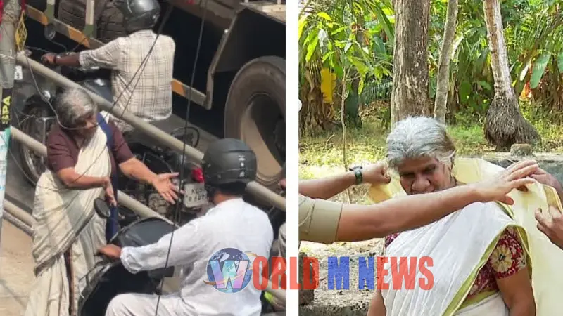 നിയമ ലംഘനത്തിനെതിരെ 'നടപടിയെടുത്ത ' പ്രഭാവതിയമ്മയ്ക്ക് മോട്ടോര് വാഹന വകുപ്പിൻ്റെ ആദരവ്