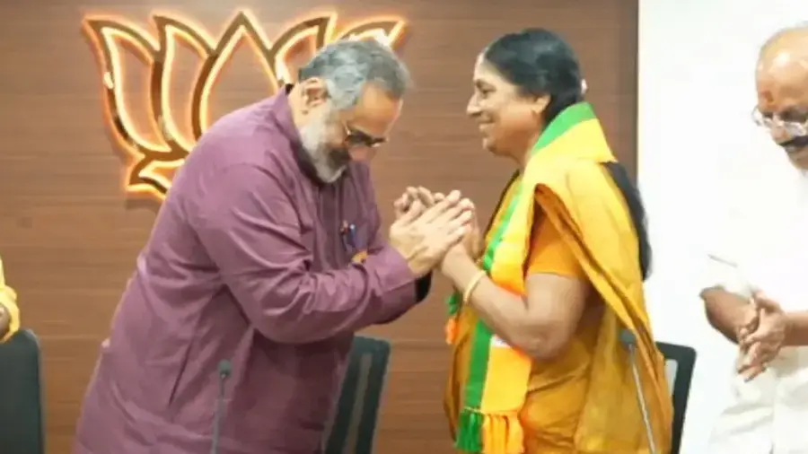 വടക്കൻ പറവൂർ നഗരസഭാ മുൻ ചെയർപേഴ്‌സൺ കോൺഗ്രസ് വിട്ട് ബിജെപിയിൽ