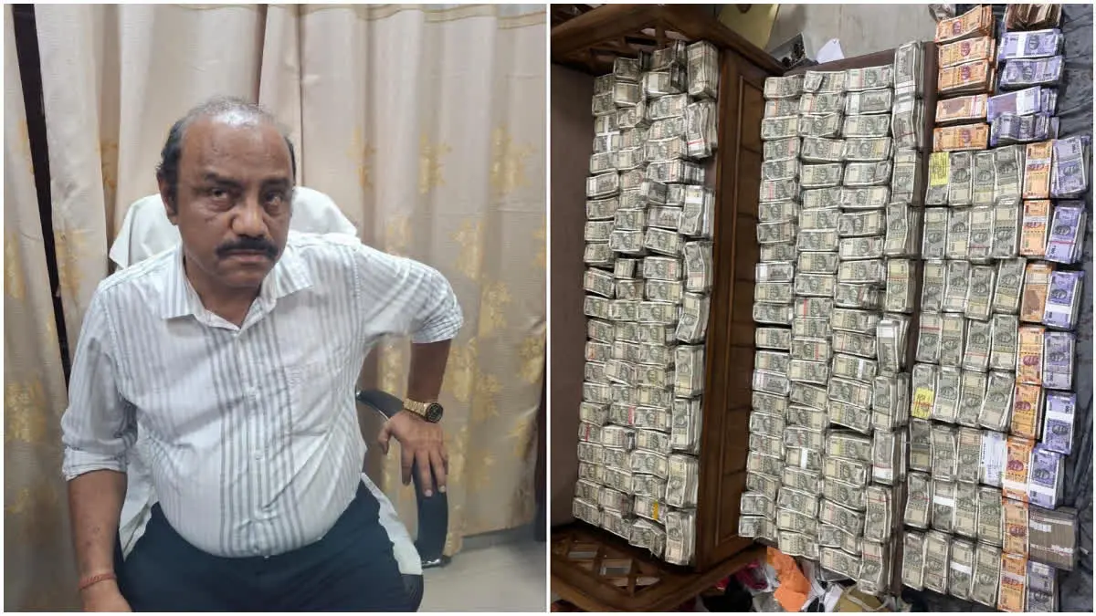 കൈക്കൂലി വാങ്ങുന്നതിനിടെ സർക്കാർ ഉദ്യോഗസ്ഥൻ പിടിയിൽ : റെയ്ഡിൽ,വീട്ടിൽ നിന്ന് കണ്ടെത്തിയത് 4 കോടി