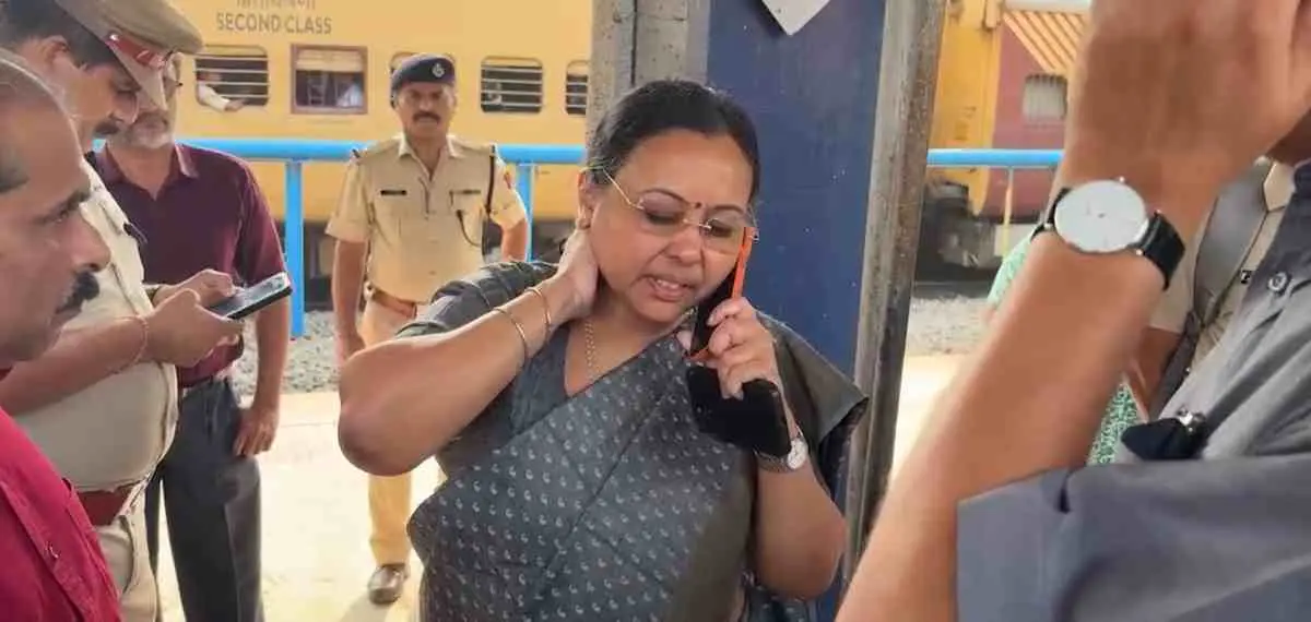 വീണാ ജോർജിനെ കയ്യേറ്റം ചെയ്യുന്ന ദൃശ്യങ്ങളില്ല; സിസിടിവി പരിശോധിച്ച് ആർപിഎഫ്