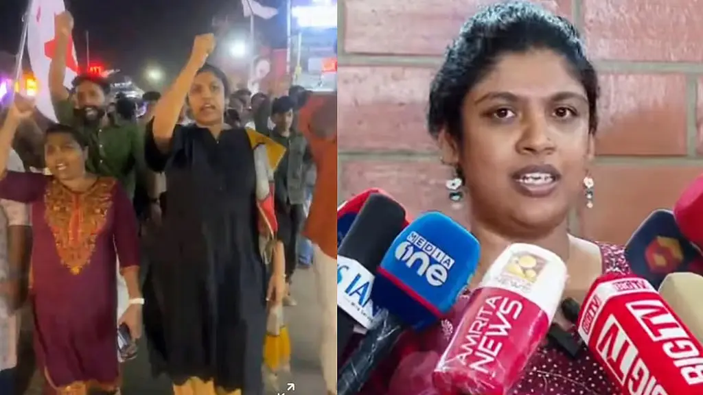 പ്രകോപനപരമായ മുദ്രാവാക്യങ്ങളോടെ ജാഥ നയിച്ചു : സിപിഎം നേതാവ് ചിന്ത ജെറോമിനെതിരെ പൊലീസ് കേസെടുത്തു