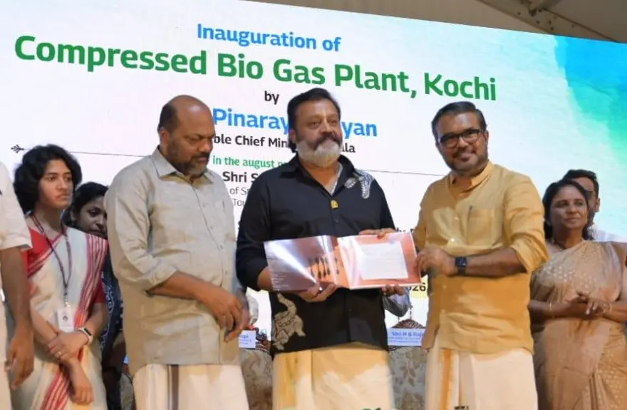 ബ്രഹ്മപുരത്ത് സ്ഥാപിച്ചBPCLപാന്റിൻ്റെ ഉദ്ഘാടന ചടങ്ങിൽ അവകാശ തർക്കം