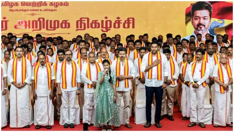 "ലക്‌ഷ്യം ലഹരിയില്ലാത്ത തമിഴ്നാട് " : ടിവികെ സ്ഥാനാര്‍ഥികളുടെ പേരുകൾ പ്രഖ്യാപിച്ച്‌  വിജയ് 