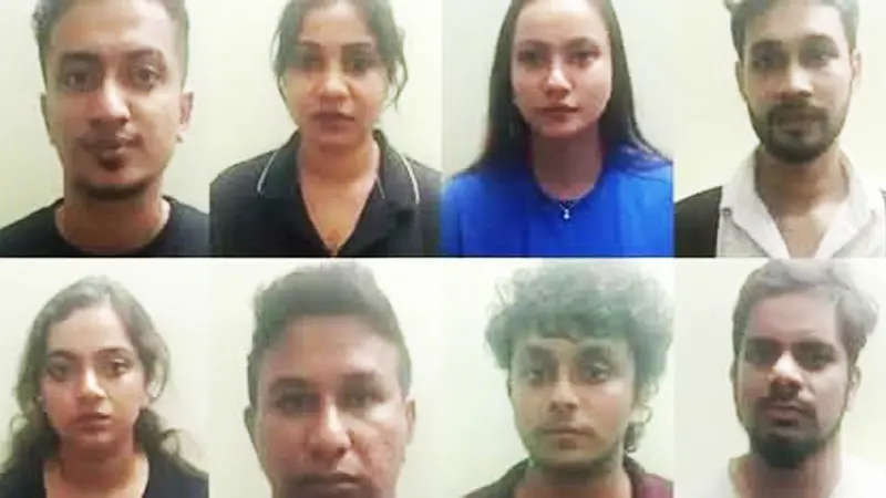 8 അംഗ സംഘത്തെ കൊച്ചിയിലെ പഞ്ചനക്ഷത്ര ഹോട്ടലിൽ നിന്ന് ലഹരിവസ്തുക്കളുമായി പോലീസ് പിടികൂടി