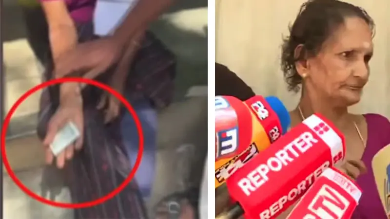 ബിജെപിക്കാർ വോട്ടർക്ക് പണം നൽകിയെന്ന് ആരോപണം; ദൃശ്യങ്ങൾ പുറത്തുവിട്ട് യുഡിഎഫ്