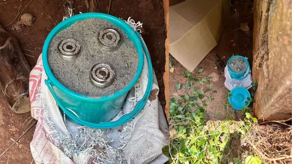 നാടിനെ നടുക്കി  'ബക്കറ്റ് ബോംബുകൾ  ' : ​നിർമ്മാതാക്കളെ കണ്ടെത്താൻ പൊലീസ് അന്വേഷണം