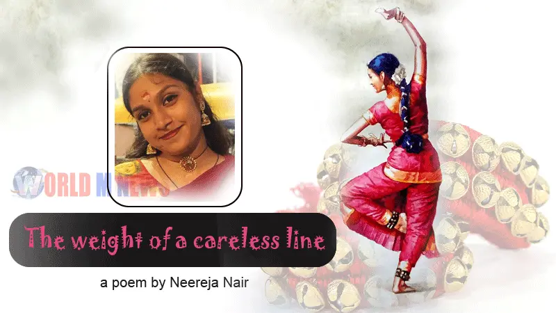 The weight of a careless line (Poem)
