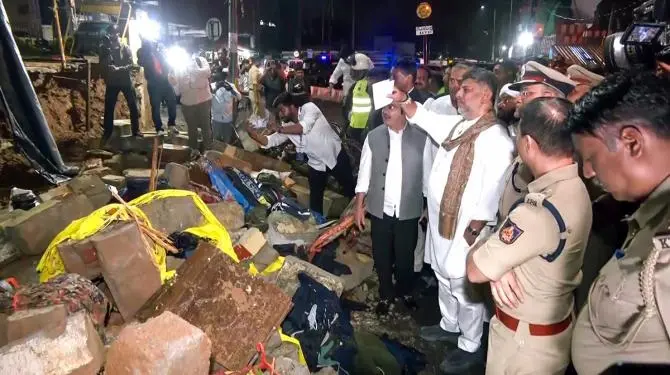 ബെംഗളൂരുവിൽ ആശുപത്രി മതിൽ തകർന്ന സംഭവം: നാലുപേരുടെ പോസ്റ്റുമോർട്ടം പൂർത്തിയായി